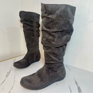 Comfortview Slouchy Tall Wide Calf Boot - 8WW Comfort and stylish - Dark Gray